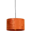 QAZQA Moderne pendellampe sort med skjerm sort 35 cm - Combi