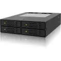 Icy Dock Cremax ICY Dock ToughArmor MB994SP-4SB-1 - Hus for lagringsenhet - SATA 6Gb/s - SATA 6Gb/s - matt svart