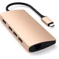 Satechi TYPE-C MULTI-PORT ADAPTER 4K WITH ETHERNET V2 - Dokkingstasjon - USB-C / Thunderbolt 3 - HDMI - 1GbE