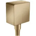 Hansgrohe FixFit Square slangeudtag, børstet bronze