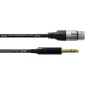 Cordial CFM 3 FV, 6.35mm, Hankjønn, XLR (3-pin), Hunkjønn, 3 m, Sort