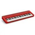 Casio CT-S1 Bærbart Keyboard med Bluetooth Programvarenøkkel Rød