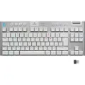 Logitech G915 TKL LIGHTSPEED Wireless GL Tactile - Gamingtastatur - Uten numpad - Nordisk - Hvit