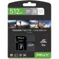 PNY Microsd 512gb Class 10 Minnekort Med Adapter