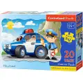 Castorland Police Patrol 20 Maxi pcs, 20 stykker, Tegneserier, 4 år