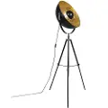 QAZQA Industriell gulvlampe stativ svart - Magna 50 Eglip