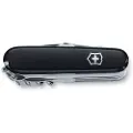 Victorinox Swiss Champ, Klappkniv uten lås, Multiverktøyskniv, Klipp punkt, Rustfritt stål, ABS syntetisk, Sort, Rustfritt stål