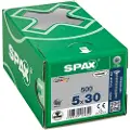 Spax 5,0X30/24 FZB US TORX20 spånpladeskrue - (500 stk.)