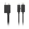 Lenovo Split Kabel - Thunderbolt kabel (han) (han) - Thunderbolt 3 - 67 cm - sort - CRU