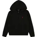 Ralph Lauren for boy. 323547626003 Black hooded fleece sweatshirt (8años=136/138cm), Casual, Cotton, children's fashion