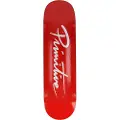 Primitive Nuevo Script 8.125" Skateboard Deck rød