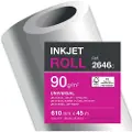 Clairefontaine Plotterpapir Clairefontaine Universal 90 g, 610 mm x 45 m