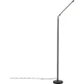 QAZQA Moderne gulvlampe svart inkl. LED med berøringsdimmer - Berdien