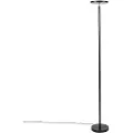 Leuchten direct Moderne gulvlampe svart inkl. LED med berøringsdimmer - Hanz