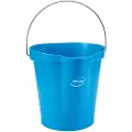 Vikan Spand til fødevarer, Vikan, 31,8x32,5cm, 12 l, blå, PP/rustfrit stål