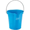 Vikan Matbøtte, Vikan, 6 l, blå, PP/rustfritt stål, med helletut