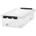 Usorteret Plastkasse SmartStore Classic 35 35l m/låg & hjul 72x40x19cm - (4 stk.)