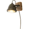 Aneta Lighting Aneta LightingVegglampe Alaska jerngrå/treGråVegglamperFra Homeroom