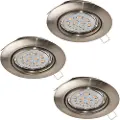 Eglo Peneto, Overflateegnet, Ikke-utskiftbare pærer, LED, 5 W, 3000 K, Nickel