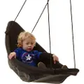 Nordic Play Canoe swing black 153x54 cm