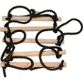 Nordic Play rope ladder 5-step with black rope