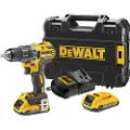 DeWalt 18V XR bor/skrutrekker, 2x18 V/2,0 Ah