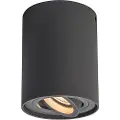 QAZQA Smart veggmontert spotlight mørk grå tiltbar inkl. Wi-Fi GU10 - Rondoo Up