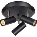 Markslöjd MarkslöjdTaklampe BARCELONA 3LSvartSpotlysFra Homeroom