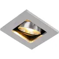 QAZQA Smart downlight aluminium inkl. WiFi GU10 vippbar - Qure