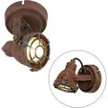 QAZQA Smart spotlight rustbrun inkl. WiFi GU10 - Sorra