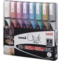 Uni-Ball ChalkGlass PWE-5M, Flerfarget, Meisel, 8 stykker