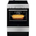 Electrolux SurroundCook 600 LKR64001NX - Komfyr - frittstående - bredde: 59.6 cm - dybde: 60 cm - høyde: 85 cm - rustfritt stål