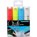 Uni-Ball Whiteboard- og Chalkmarker Uni Chalk PWE-8K 4stk 8mm