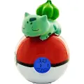 Teknofun Alarmklokke Bulbasaur Pokeball Pokemon