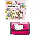 Nintendo 3ds Hello Kitty Happy Happy Family + Game Traveler Pack