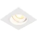 QAZQA Smart nedfelt spotlight hvit firkantet inkl. WiFi GU10 - Chuck