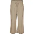 Vero Moda Line Cropped Linen Mix Bukser