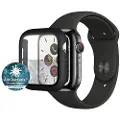 PanzerGlass Skjermbeskytter for Apple Watch Series 4, 5 og 6, 40 mm, svart