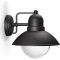 Philips Hoverfly utendørs vegglampe, sort
