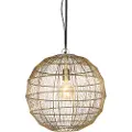 QAZQA Moderne pendellampe messing 42 cm - Bolti