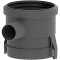 Unidrain 95 mm forhøjerstykke med studs til Unidrain hjørneudløb