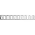 Unidrain rist i 3 mm massiv AISI 304 rustfri stål til ClassicLine ramme - model Column i længde 700 mm