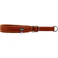 Hurtta Casual halsbånd m. halvkvæl, cinnamon 25-35 cm