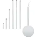 Eglo 92288, IP20, Sprutsikker, Hvit, Stål, 120 mm, 1570 mm