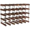 The Swedish Wine Rack Factory The Swedish Wine Rack FactoryVinreol 30 flasker montert The Swedish Wine Rack FactoryBrunVinstativFra Homeroom