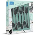 Amefa Austin 1410 - 6 Cake Forks in trend box - black