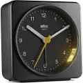 Braun BC03B, Quartz vekkerklokke, Rektangel, Sort, Analog, Batteri, AA