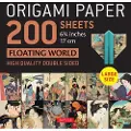 Tuttle Publishing Origami Paper 200 sheets Floating World 6 3/4' (17 cm)