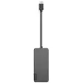 Lenovo USB-C to 4 Port USB-A Hub - hub - 4 ports USB-hub - 4 porter - Grå