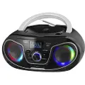 Trevi CMP 588 DAB, Analog, DAB, DAB+, FM, 87,5 - 10 MHz, 174 - 240 MHz, Spiller, CD, CD-RW
